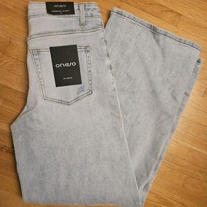 MidRise ,Wide Leg Womens Jeans